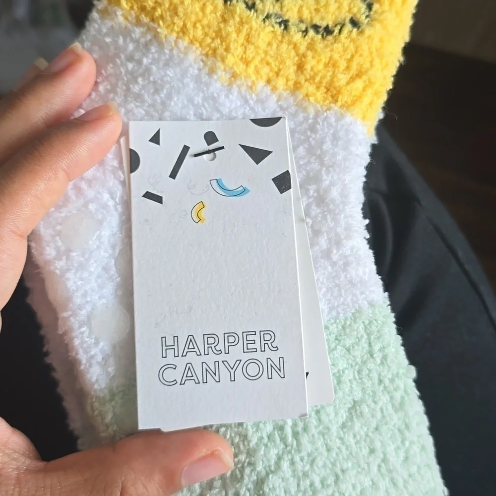 NWT WS Mouse Creek Smile & Stripe Hepper Canyon socks Size ML